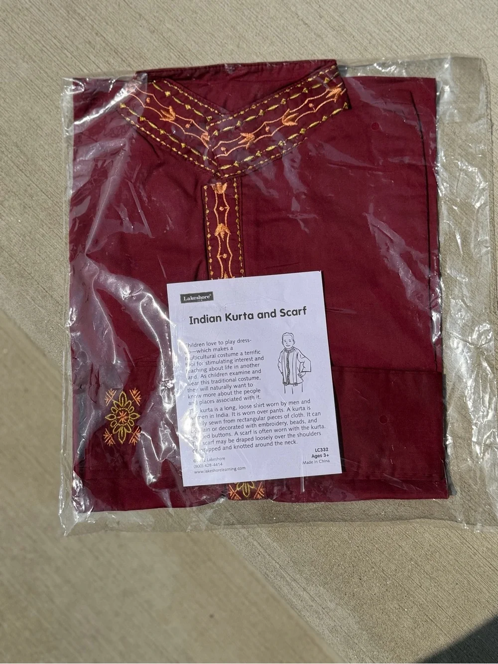 Lakeshore Indian Kurta and Scarf